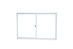 Janela de Correr Zema Aluminio Branco 2 Folhas Sem Grade