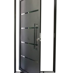 Porta Pivotante Lambril Preta