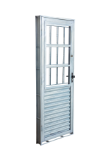 Porta Com Postigo Com Grade Stil Zema Plus