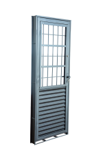 Porta Com Postigo Quad. Zema Plus Black