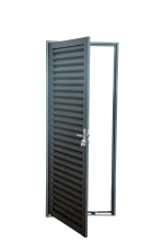 Porta Veneziana Ventilada Zema Super Black