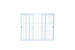 Janela Cor 4 Folhas Zema Plus White Com Grade