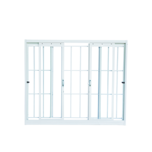 Janela Cor 4 Folhas Zema Plus White Com Grade