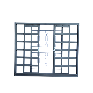 Janela Cor 4 Folhas Zema Plus Black Com Grade Elo