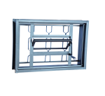 Vitro Basculante Zema Plus Black Com Grade Elo 60x40