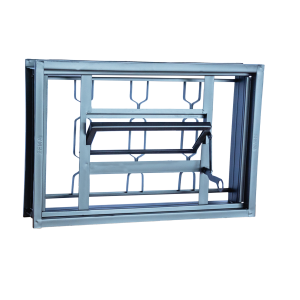 Vitro Basculante Zema Plus Black Com Grade Elo 60x40