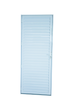 Porta Veneziana Zema Aluminio Branco